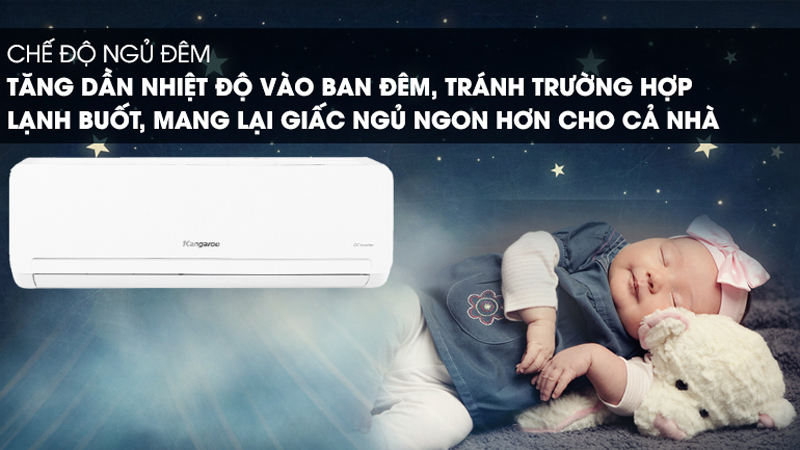 Máy lạnh 1 chiều Kangaroo Inverter KGAC12CI - Hàng chính hãng