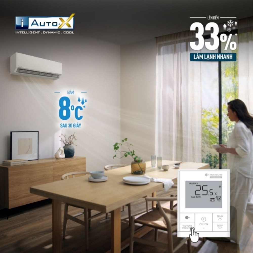 Máy lạnh Panasonic inverter 1 HP CU/CS-U9BKH-8 - Hàng chính hãng