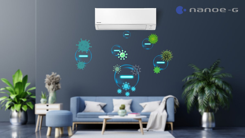 Máy lạnh 1 chiều Panasonic Inverter CU/CS-PU12ZKH-8M  - Hàng chính hãng