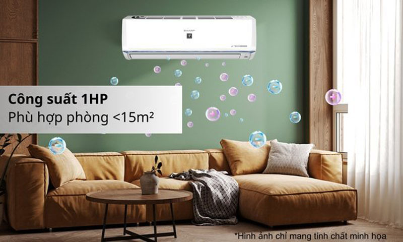 Máy lạnh Sharp Inverter AH-XP10BSW - Hàng chính hãng