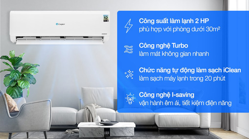 Máy lạnh 2HP Casper inverter TC-18IS36 - Hàng chính hãng
