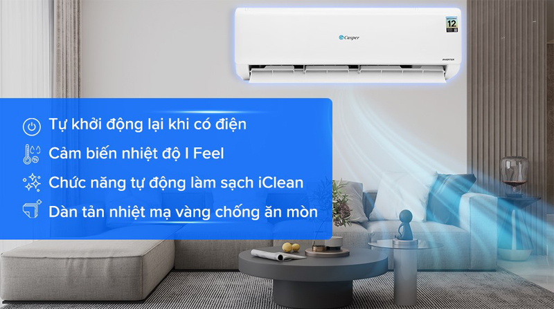 Máy lạnh 2HP Casper inverter TC-18IS36 - Hàng chính hãng