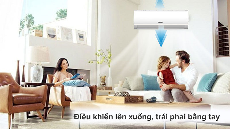 Điều khiển hướng gió của Máy lạnh Funiki 1.5 HP HSC12TMU