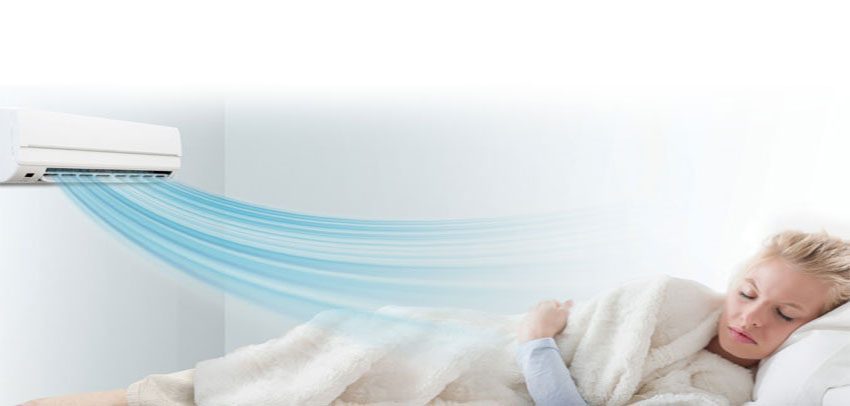 Chế độ gió êm dịu của máy lạnh Inverter 1.5HP LG V13ENS