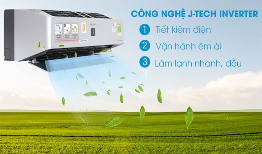Công suất hoạt động của máy lạnh Inverter 1.5 HP Sharp AH-XP13VXW