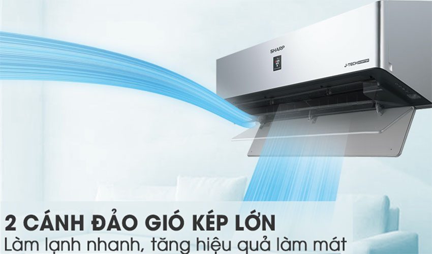 Công nghệ Super Jet của máy lạnh Inverter 1.5 HP Sharp AH-XP13VXW