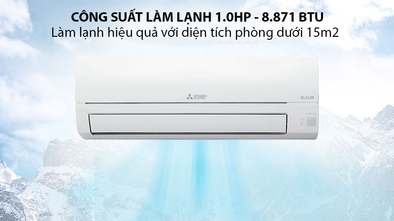 Máy lạnh Inverter 1.0 HP Mitsubishi Electric MSY/MUY-JW25VF - Hàng chính hãng