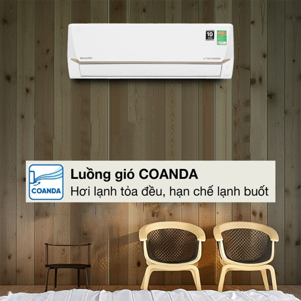 Máy lạnh Inverter 1.5 HP Sharp AH-X13CEWC - Hàng chính hãng