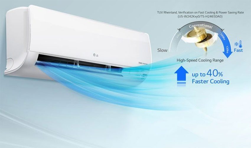 Máy lạnh Inverter 1 HP LG V10ENW - Hàng chính hãng