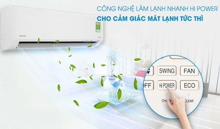 Máy lạnh Inverter 1 HP Toshiba RAS-H10D1KCVG-V - Hàng chính hãng