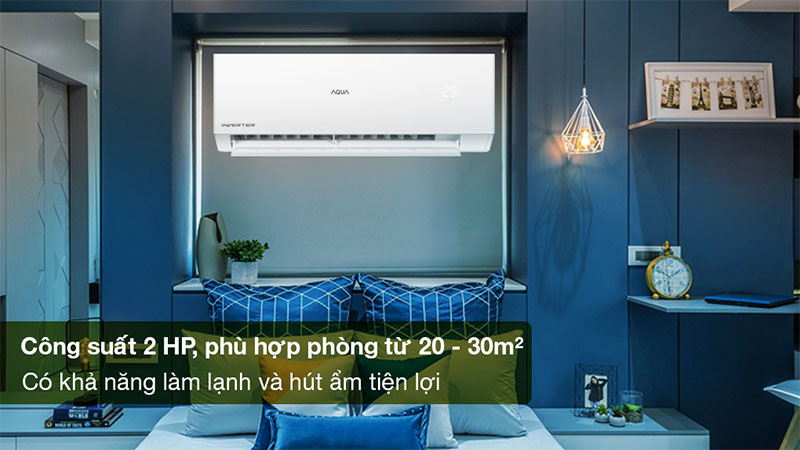 Máy lạnh Inverter 2 HP Aqua AQA-RV18QA - Hàng chính hãng