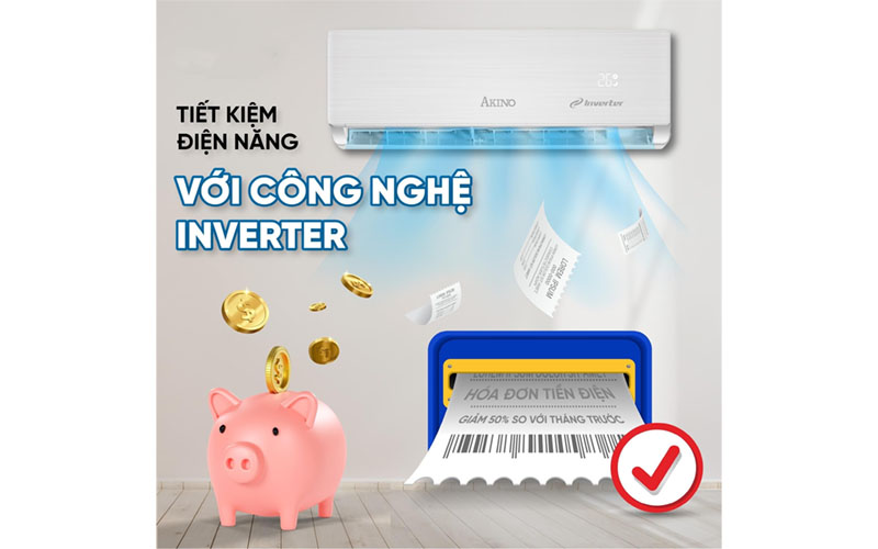 Điều hòa không khí Akino 1.5HP TH-T1C12INVFA/TH-T1H12INVFA - Hàng chính hãng