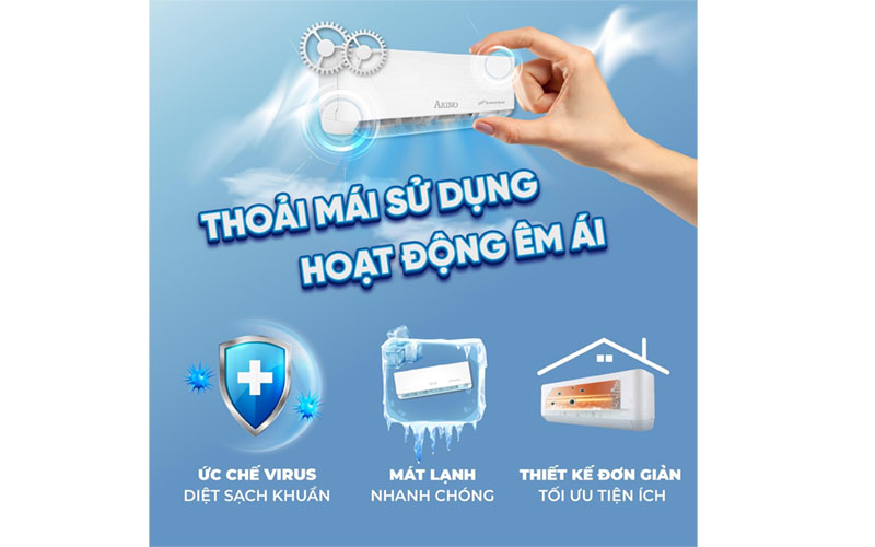 Máy lạnh Inverter Akino 2HP TH-T1C18INVFA/TH-T1H18INVFA - Hàng chính hãng
