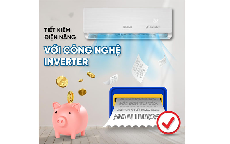 Máy lạnh Inverter Akino 2HP TH-T1C18INVFA/TH-T1H18INVFA - Hàng chính hãng