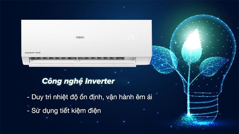 Điều hòa Inverter Aqua 2HP AQA-RV18QE - Hàng chính hãng