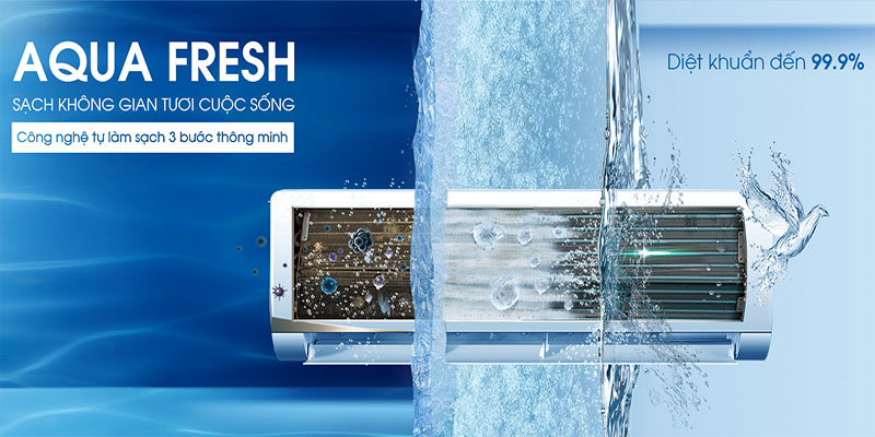 Máy lạnh Inverter Aqua AQA-KCRV10FB - Hàng chính hãng