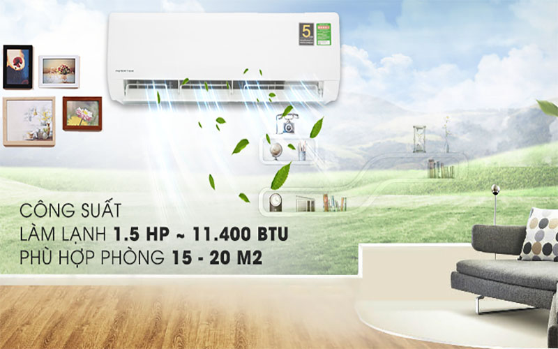 Máy lạnh Inverter Aqua AQA-KCRV12WNM - Hàng chính hãng