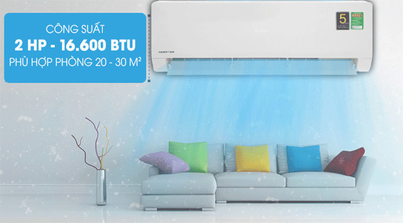 Máy lạnh Inverter Aqua AQA-KCRV18WNZ - Hàng chính hãng