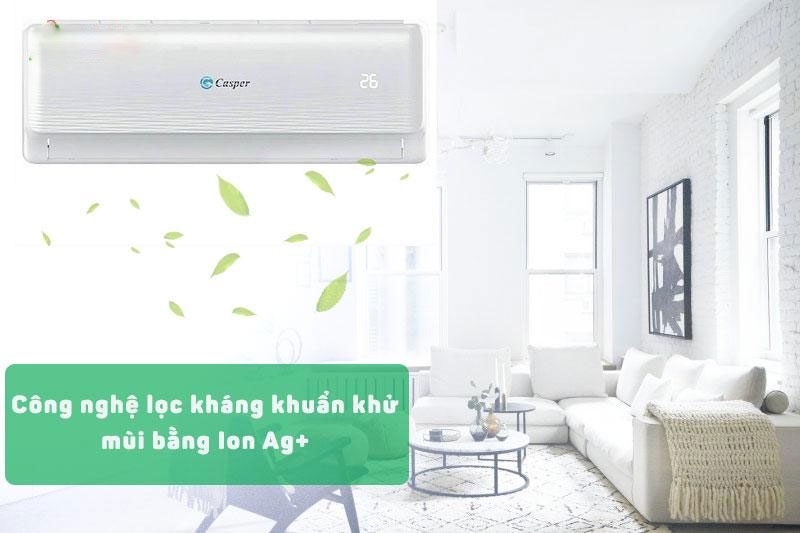 Công nghệ kháng khuẩn của máy lạnh inverter Casper IC-09TL22