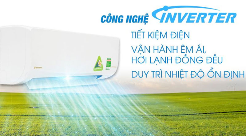 Máy lạnh Inverter Daikin ATKQ25TAVMV - Hàng chính hãng