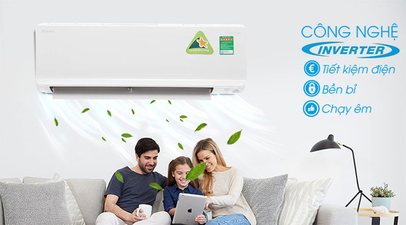 Máy lạnh Inverter Daikin FTKA25UAVMV - Hàng chính hãng