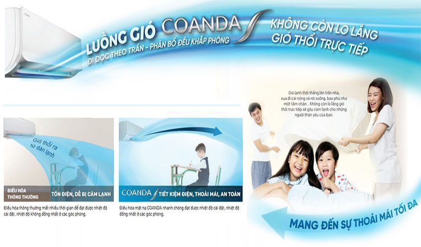 Máy lạnh Inverter Daikin FTKC35UAVMV - Hàng chính hãng