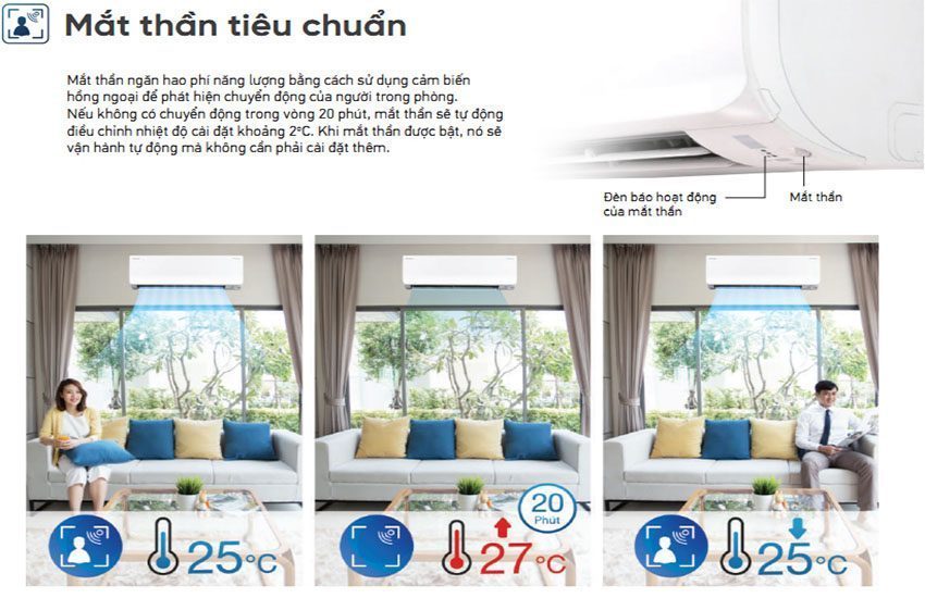 Máy lạnh Inverter Daikin FTKC35UAVMV - Hàng chính hãng