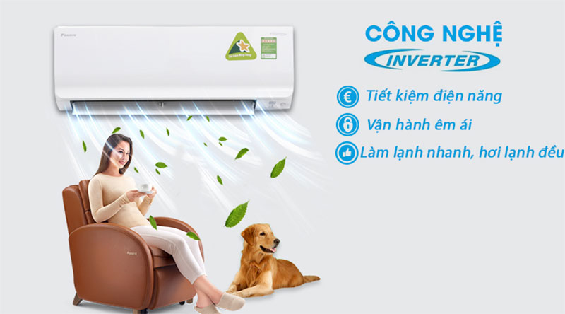 Máy lạnh Inverter Daikin FTKM25SVMV/RKM25SVMV - Hàng chính hãng