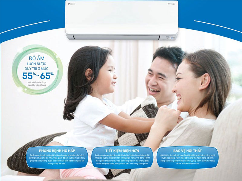 Chức năng của máy lạnh Inverter Daikin FTKM50SVMV/RKM50SVMV