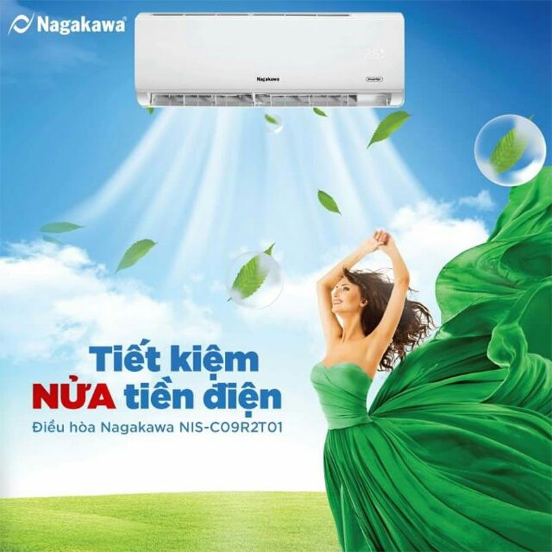 Máy lạnh Inverter Nagakawa NIS-C09R2T01 - Hàng chính hãng