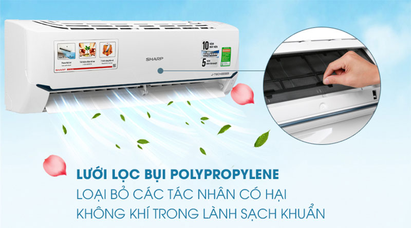 Lưới lọc của máy lạnh Inverter Sharp AH-X9XEW