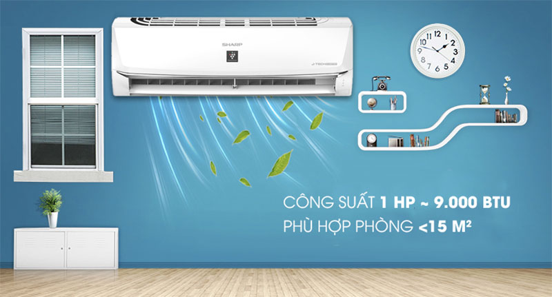 Máy lạnh Inverter Sharp AH-XP10WMW - Hàng chính hãng