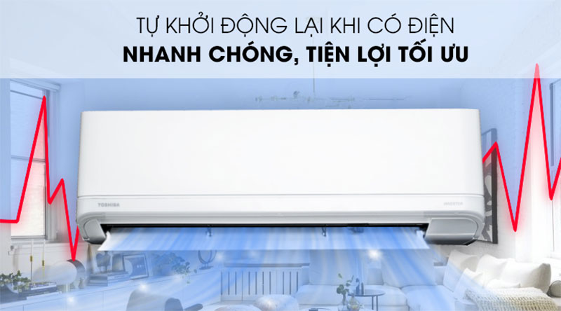 Máy lạnh Inverter Toshiba RAS-H13J2KCVRG-V - Hàng chính hãng