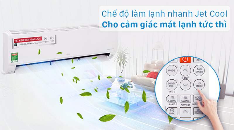 Máy lạnh 1 chiều LG inverter IEC24G1 - Hàng chính hãng