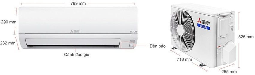 Máy lạnh Mitsubishi Electric MS-HP35VF - Hàng chính hãng