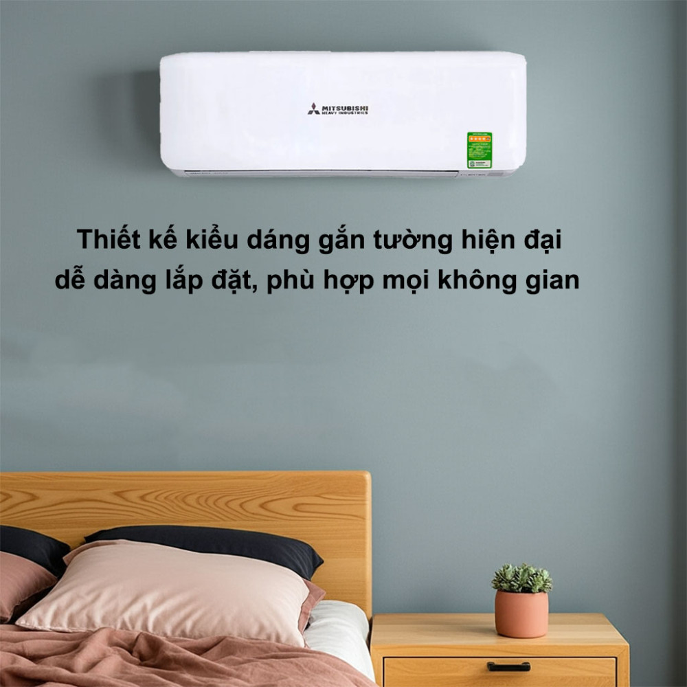 Máy lạnh Mitsubishi Heavy Inverter 2.5HP SRK24YXS-W5 thiết kế hiện đại