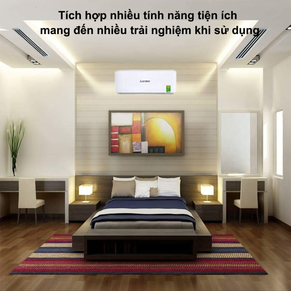 Máy lạnh Mitsubishi Heavy Inverter 2.5HP SRK24YXS-W5 được tích hợp nhiều tính năng tiện ích