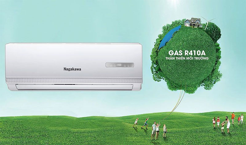 Máy lạnh Nagakawa NS-C12TL sử dụng gas làm lạnh R410A