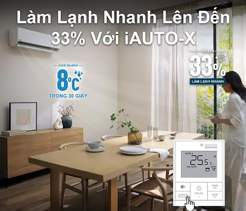 Máy lạnh Panasonic inverter 1.5 HP CU/CS-XU12BKH-8 - Hàng chính hãng