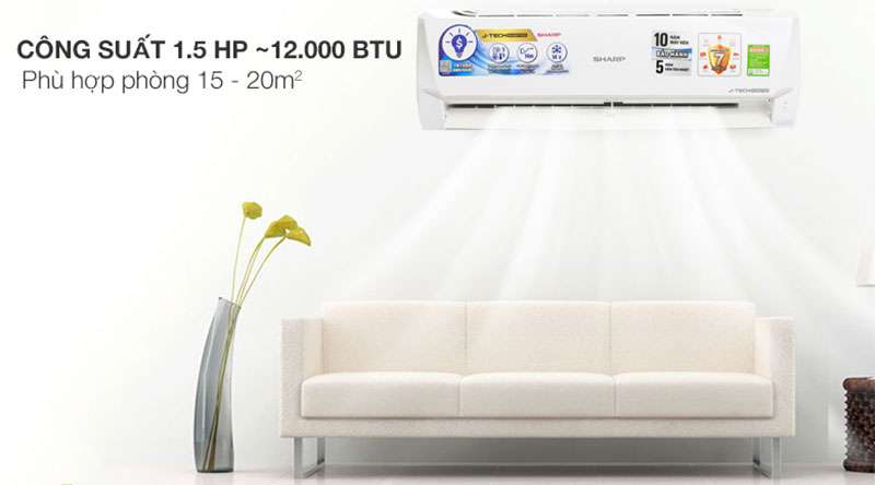 Máy lạnh Sharp AH-X12VEW - Hàng chính hãng