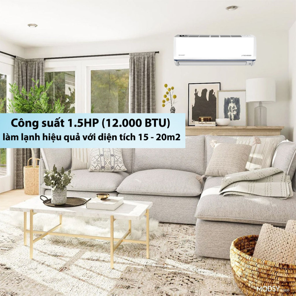 Máy lạnh Sharp Inverter 1.5HP AH-X13CEWA - Hàng chính hãng