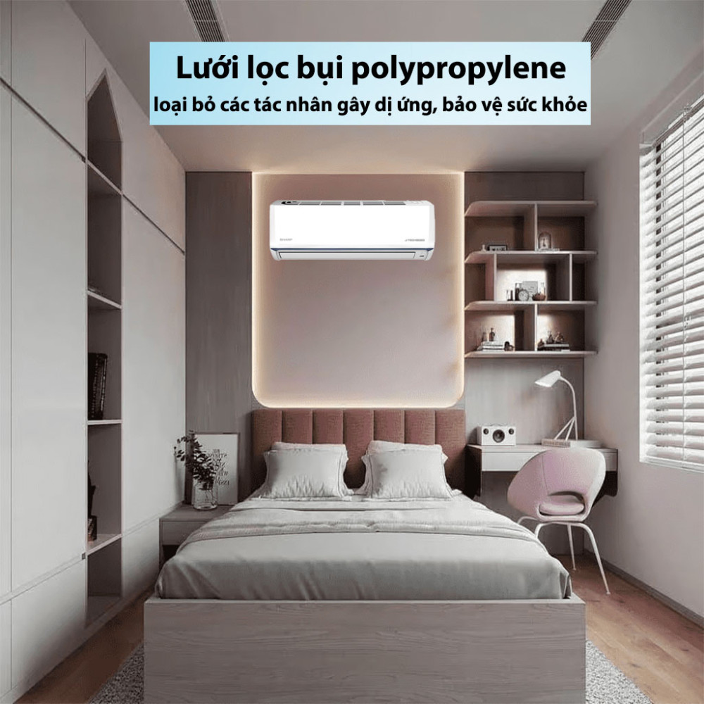 Máy lạnh Sharp Inverter 1.5HP AH-X13CEWA - Hàng chính hãng