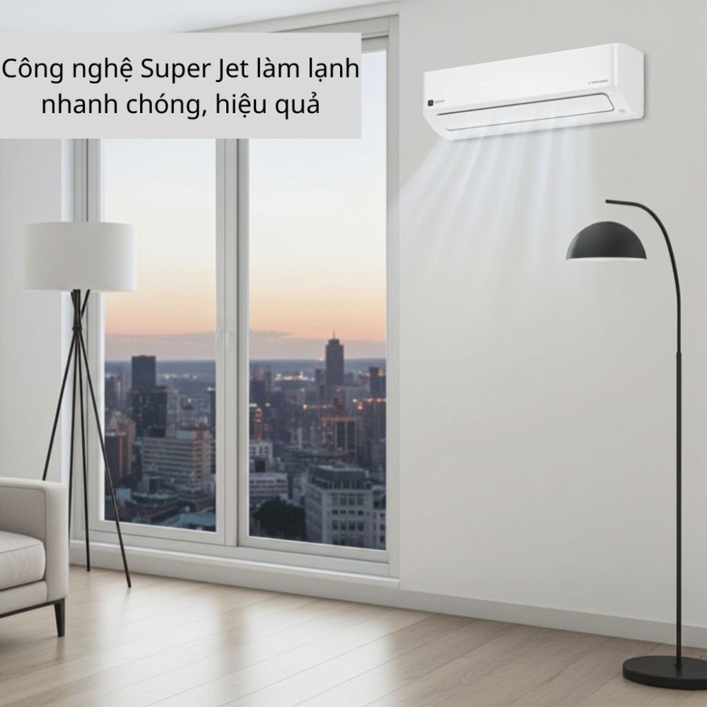 Máy lạnh Sharp inverter 2 HP AH-XP18CMW - Hàng chính hãng