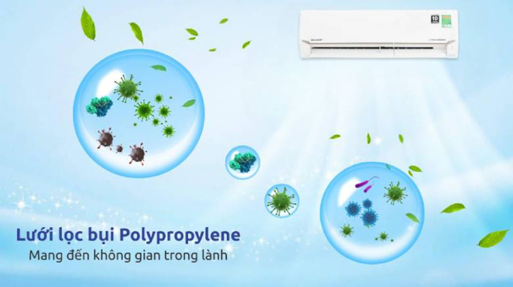 Máy lạnh Sharp inverter 2 HP AH-X18CEWC - Hàng chính hãng
