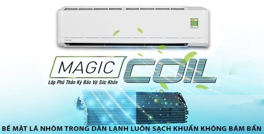 Công nghệ Magic Coil của máy lạnh Toshiba RAS-H18U2KSG-V