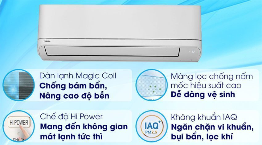 Máy lạnh Toshiba RAS-H13U2KSG-V - Hàng chính hãng