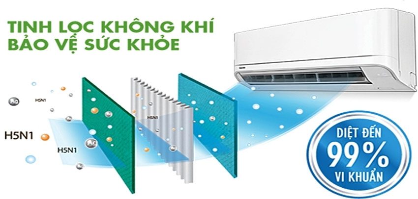 Tấm lọc của máy lạnh Toshiba RAS-H24U2KSG-V