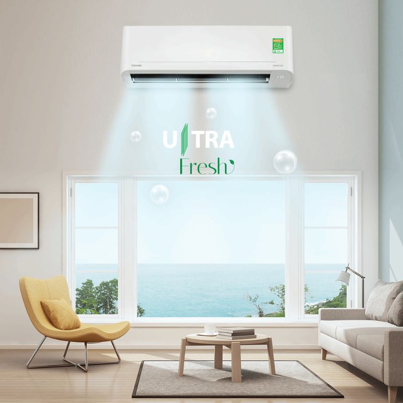 Máy lạnh Toshiba inverter 1 HP RAS-H10S5KCV2G-V - Hàng chính hãng
