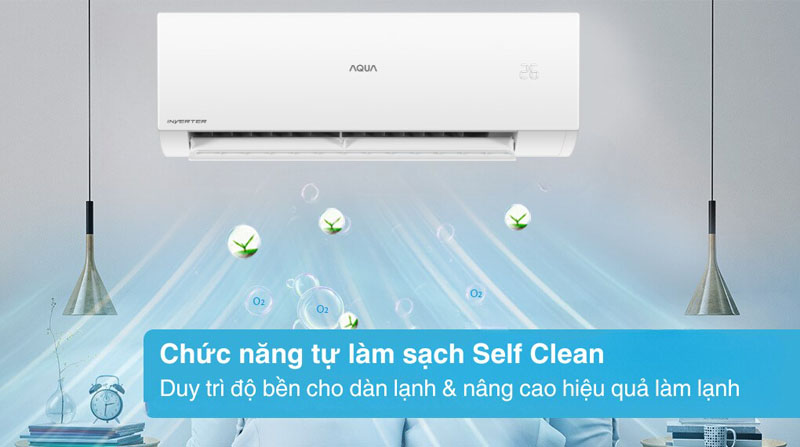 Máy lạnh Aqua Inverter 1 HP AQA-RUV10XAW2  - Hàng chính hãng