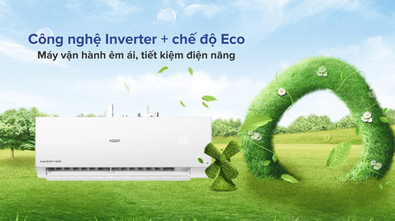 Máy lạnh Aqua Inverter 2.5 HP AQA-RV24QA2 - Hàng chính hãng